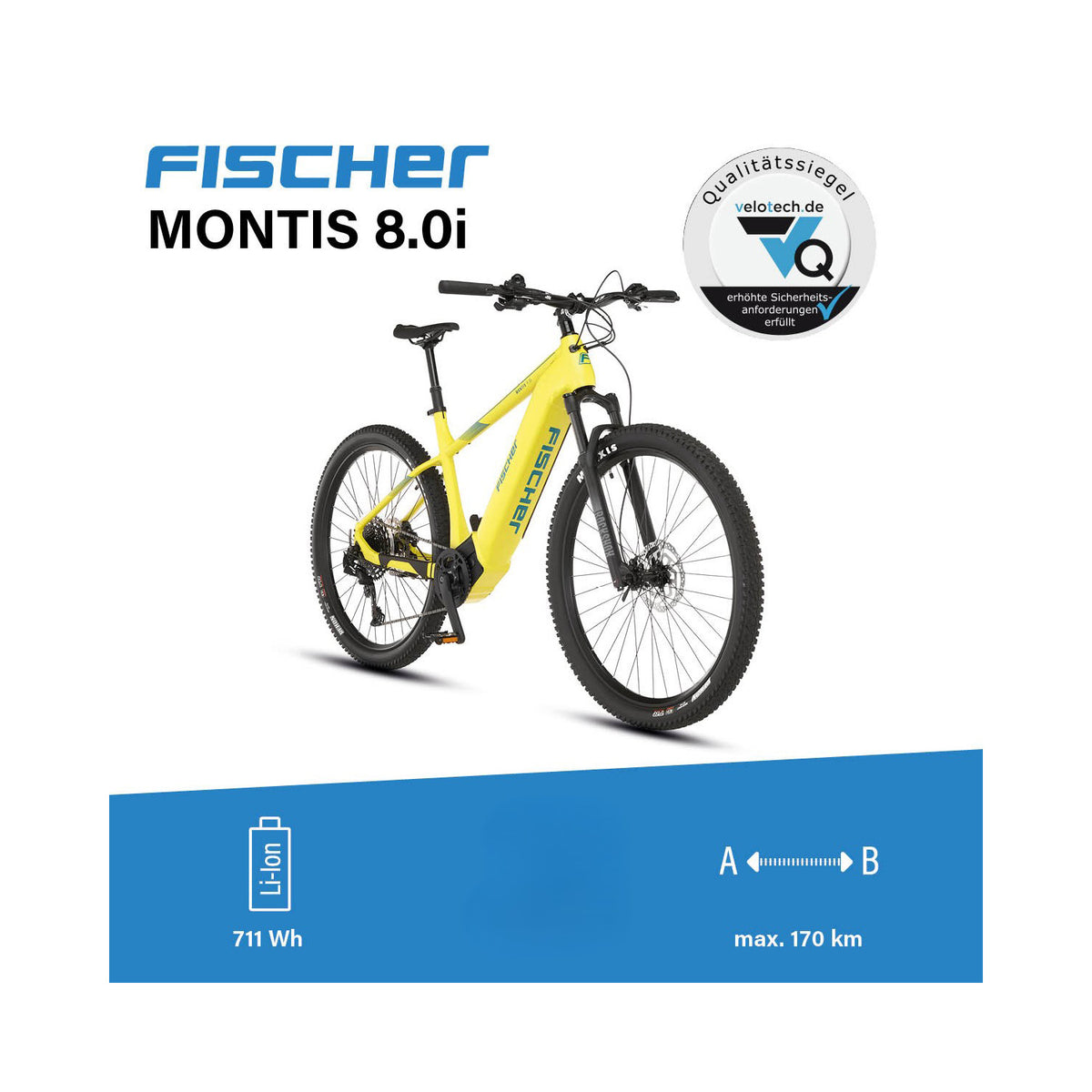 fischer rahmenhöhe fahrrad MONTIS 8.0i