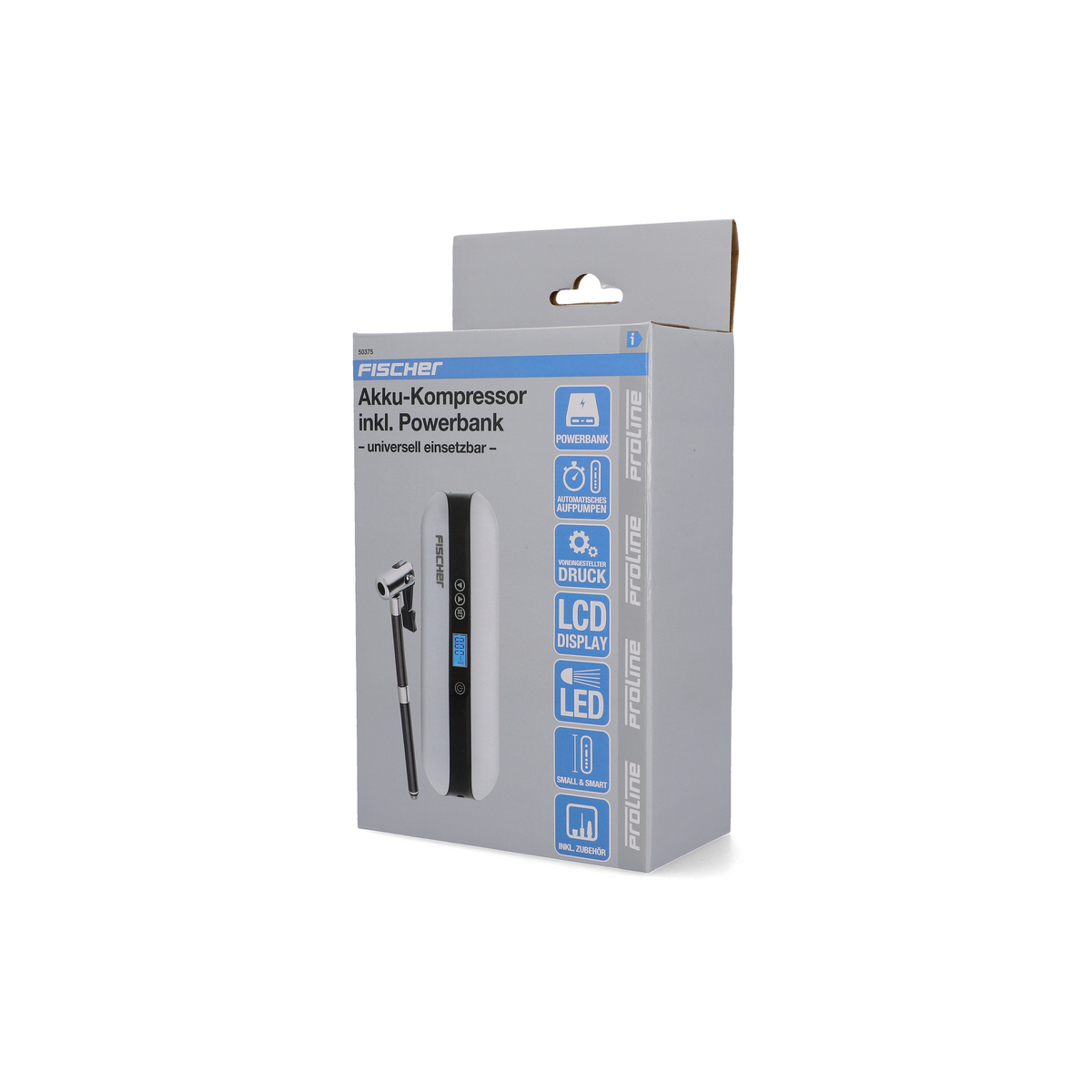 Compressore a batteria con powerbank | Mini pompe | Pompe | Accessori |  FISCHER