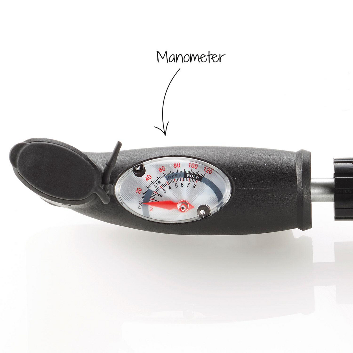 M-Wave Air Midget Luftpumpe Fahrradpumpe Fahrradpumpen Luft Pumpen Fahrrad  Fahrradpumpe mini 85 psi 6 bar Minipumpe