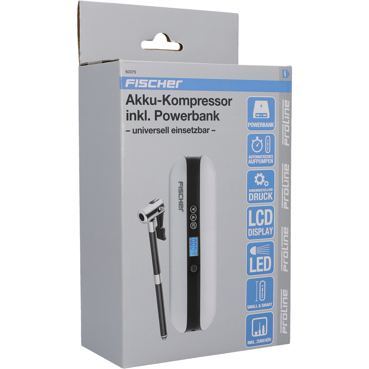 Akku-Kompressor inkl.Powerbank, Mini-Pumpen, Pumpen, Zubehör