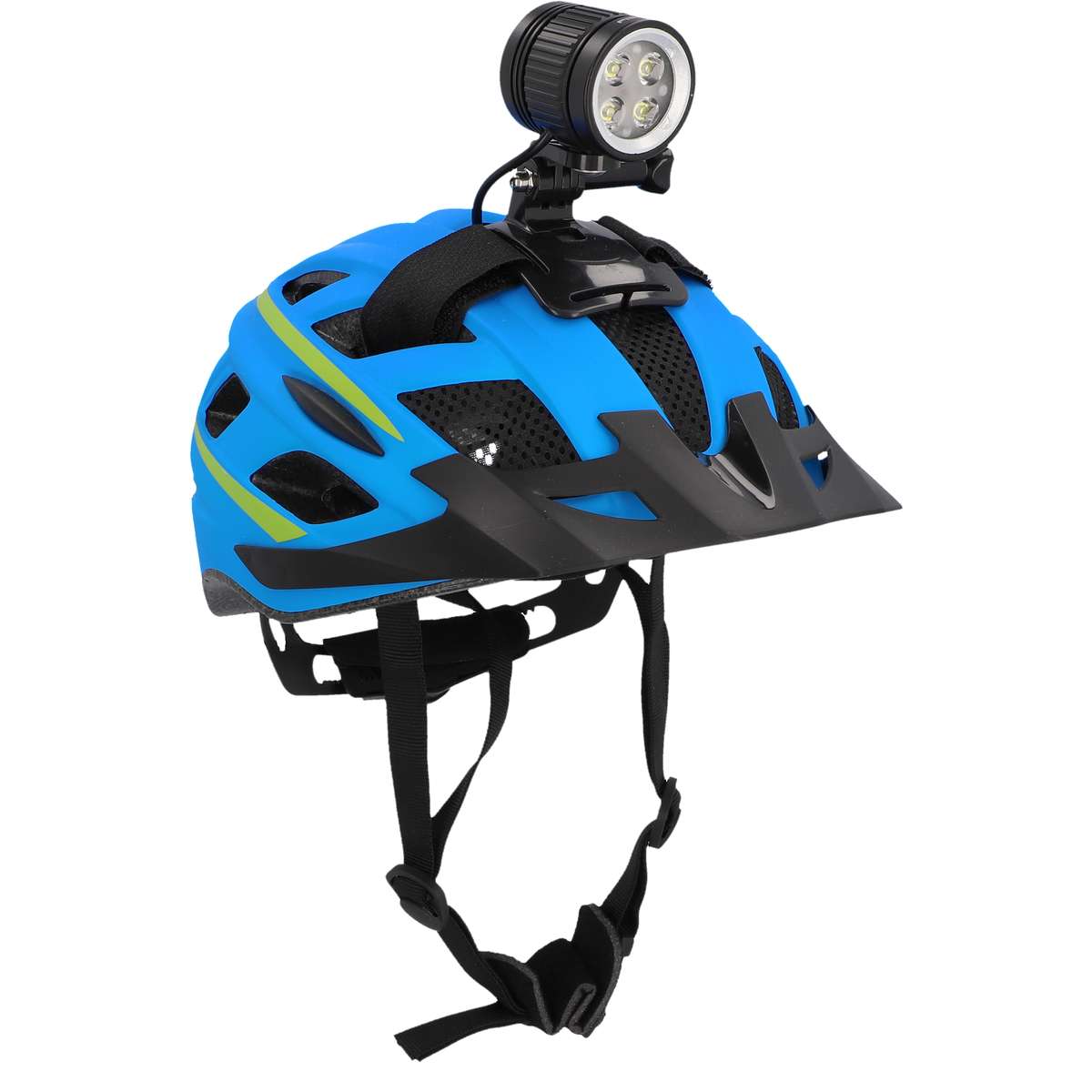 Luce per casco a batteria LED H1600