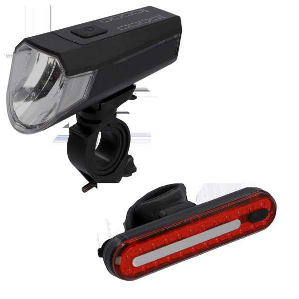 Kit d'éclairage LED rechargeable, y compris feu stop 80 Lux