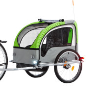 FISCHER, le confort d'une remorque de vélo pour enfants